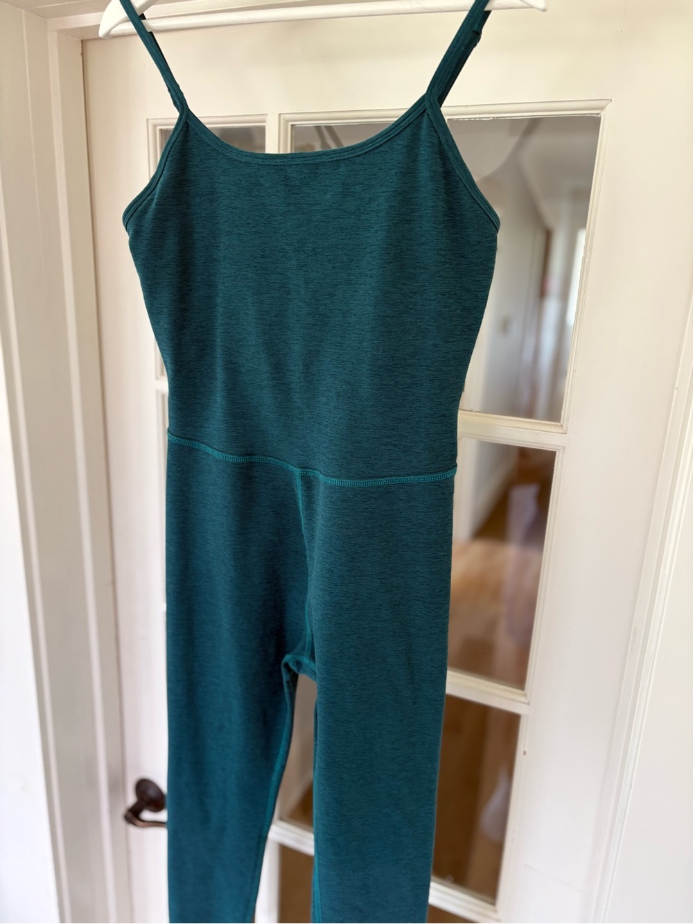 Beyond Yoga Teal Slim-Strap Seamless Jumpsuit L - Picture 3 of 7
